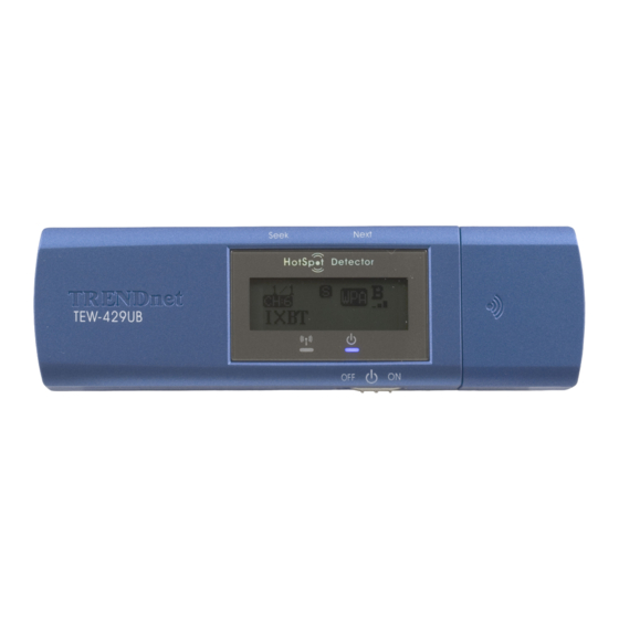 TRENDnet TEW-429UB Schnellinstallationsanleitung