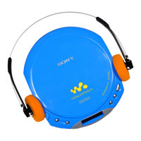Sony Walkman D-E330 Bedienungsanleitung