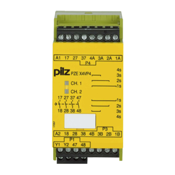 Pilz PZE X4VP4 Bedienungsanleitung