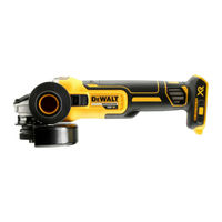 DeWalt XR LI-ION DCG405F Bersetzt Von Den Originalanweisungen