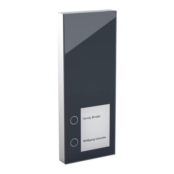 Telegärtner DoorLine Slim Montageanleitung Und Bedienungsanleitung