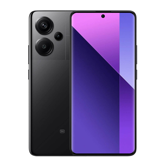 Xiaomi Redmi Note 13 Pro+ 5G Kurzanleitung