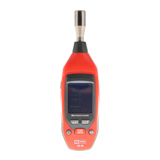 RS Pro RS-96 Bedienungsanleitung