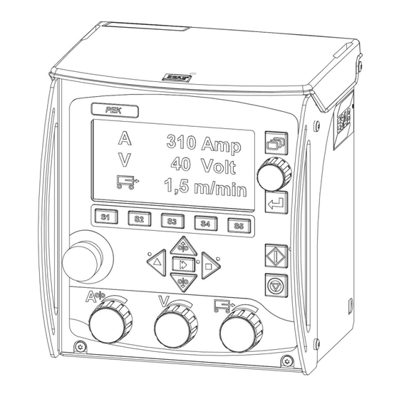 ESAB A2 PEK Control Unit Betriebsanweisung