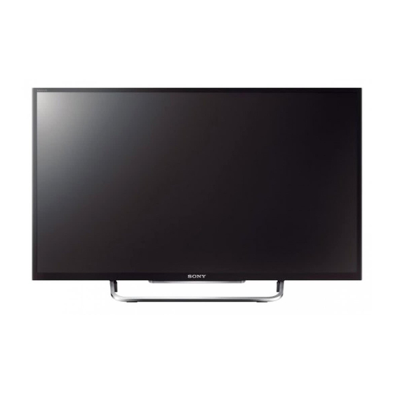 Sony BRAVIA KDL-50W82 B Serie Referenzleitfaden