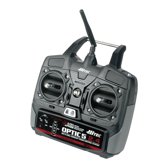 HITEC OPTIC 5 2.4 Bedienungsanleitung