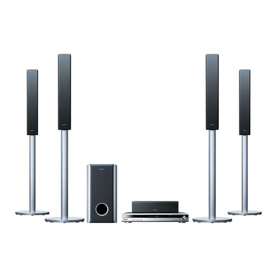 Sony HT-SF1000 Bedienungsanleitung