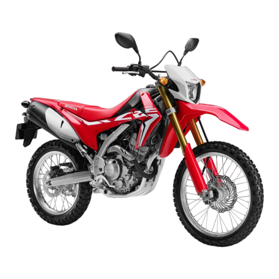 Honda CRF250LA Fahrerhandbuch