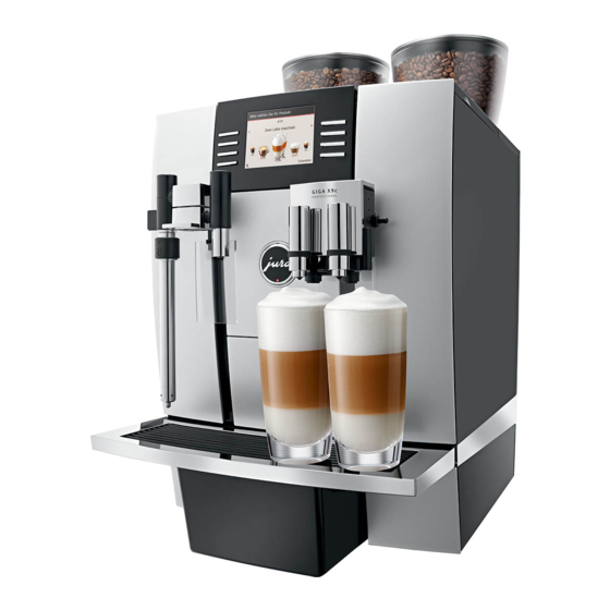 Jura GIGA X9c Professional Bedienungsanleitung