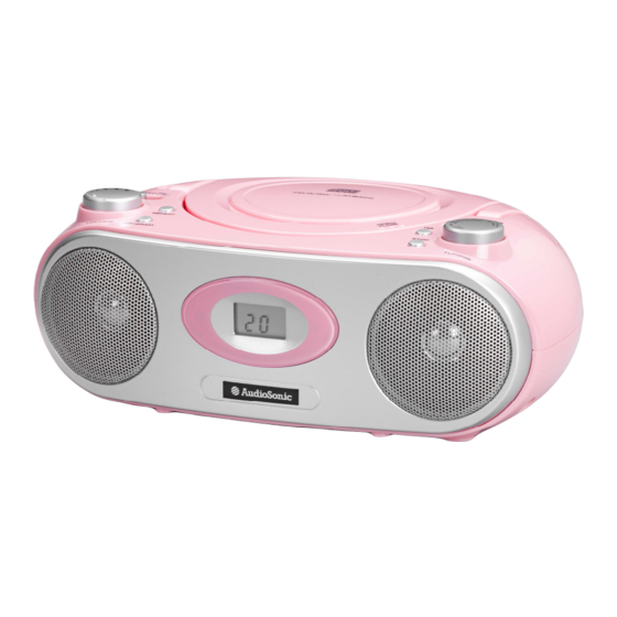 Audiosonic CD-1579 Bedienungsanleitung