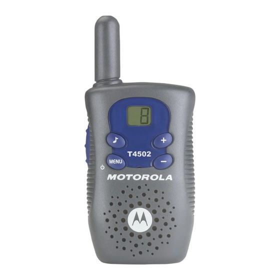 Motorola T4502 Handbücher