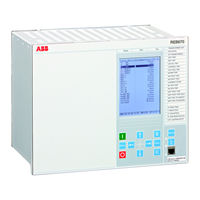 ABB REB670 Anwendungs-Handbuch