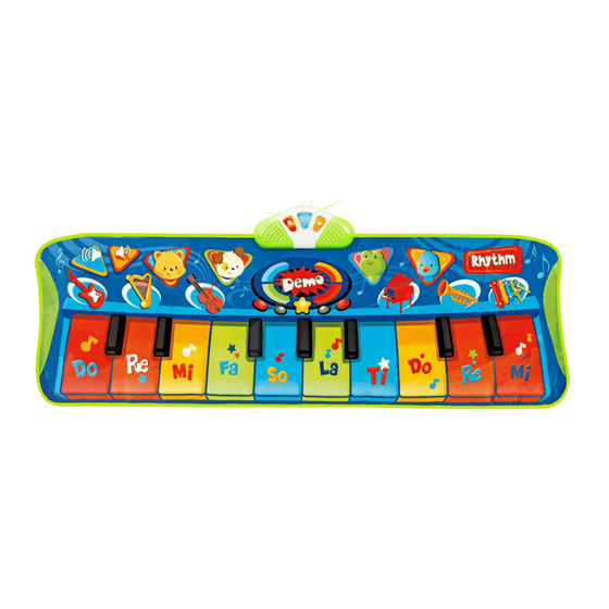 Winfun Step-to-Play Junior Piano Mat Bedienungsanleitung