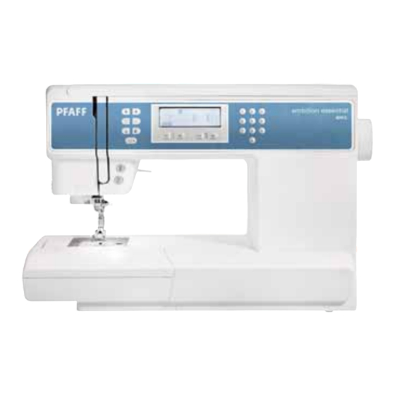 Pfaff ambition essential Gebrauchsanleitung
