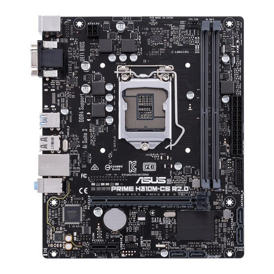 Asus PRIME H310M-CS R2.0 Schnellstarthilfe