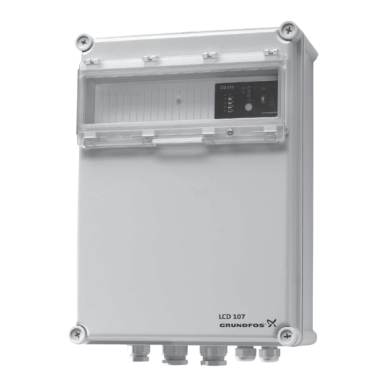 Grundfos LC 107 Montage- Und Betriebsanleitung