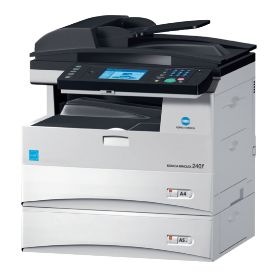 Konica Minolta 240f Kurzanleitung
