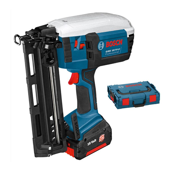 Bosch GSK 18 V-LI Professional Originalbetriebsanleitung