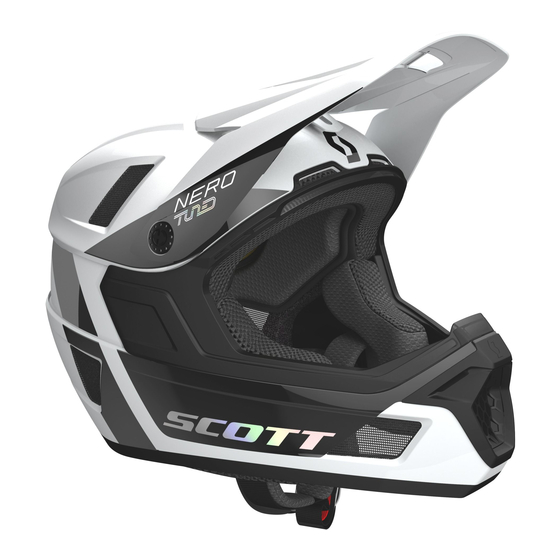 Scott nero plus helmet Benutzerhandbuch