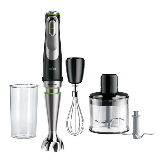 Braun MultiQuick 9 MQ 9135XI Bedienungsanleitung