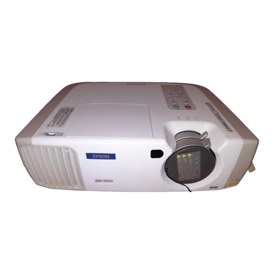 Epson EMP-TW100 Bedienungsanleitung