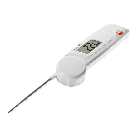 testo 103 Bedienungsanleitung