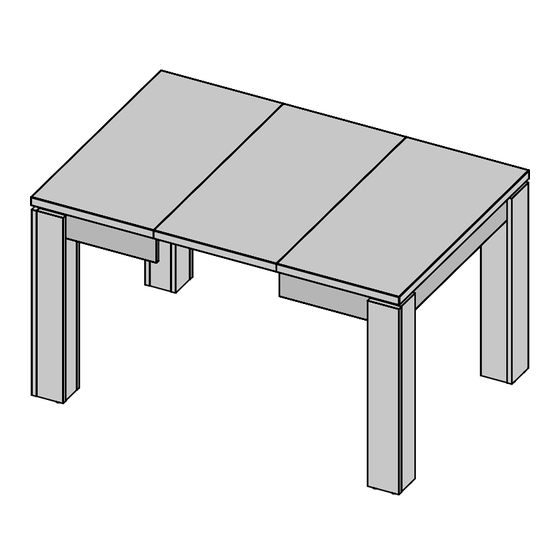Forte DINING TABLES EST45 Montageanleitung