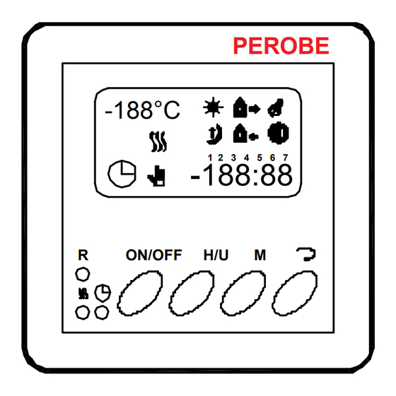 Perobe 2007.C Bedienungs- Und Anzeigefunktionen