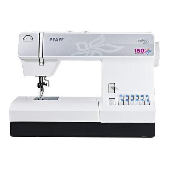 Pfaff select 150 Gebrauchsanweisung