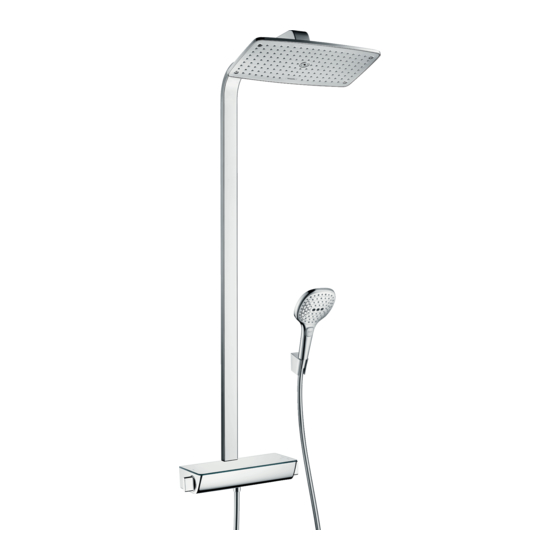 HANSGROHE Raindance Select Gebrauchsanleitung, Montageanleitung
