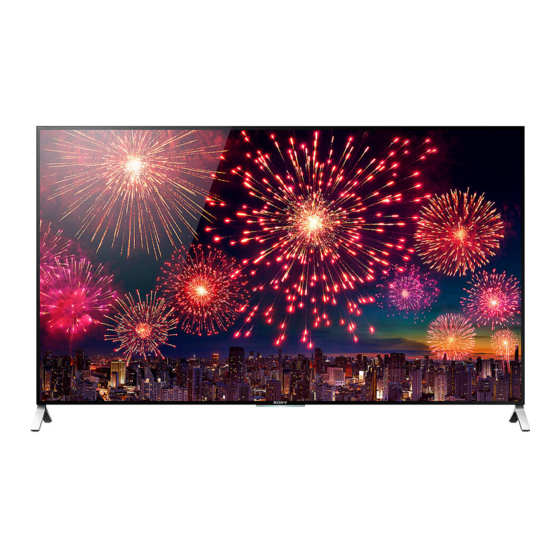 Sony BRAVIA KD-75X9105C Kurzanleitung