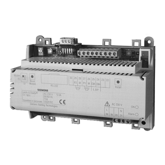 Siemens OCI611 Serie Bedienungsanleitung
