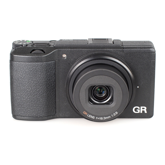 Ricoh GR II Betriebsanleitung