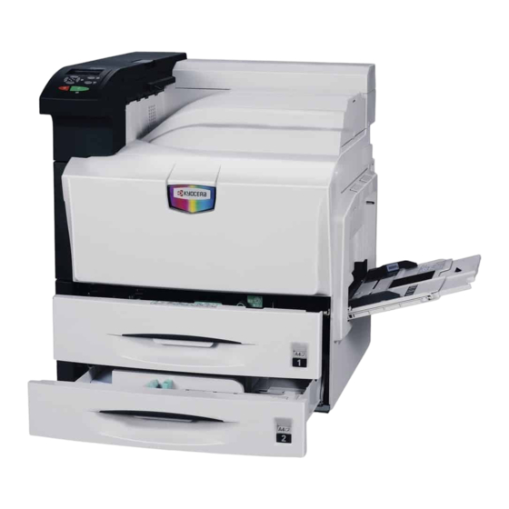 Kyocera FS-C8100DN Bedienungsanleitung