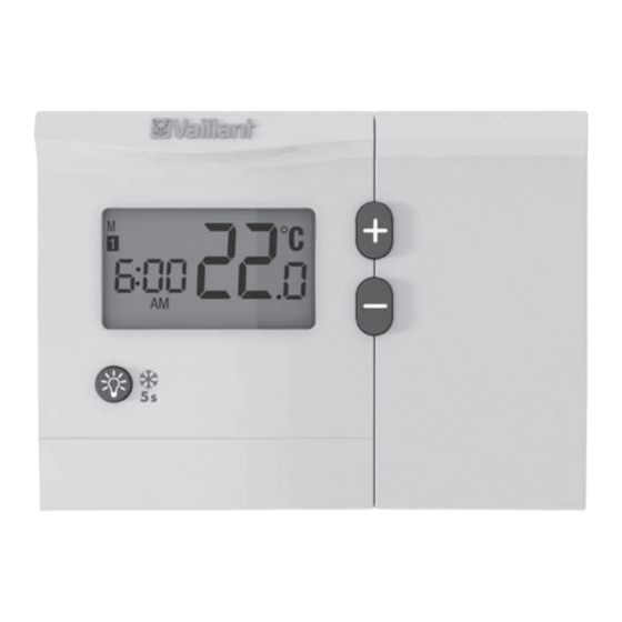 Vaillant VRT 250 Installations- Und Wartungsanleitung