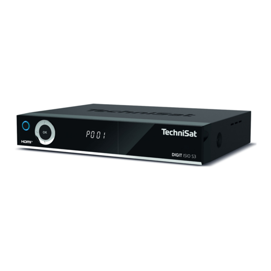 TechniSat DIGIT ISIO S3 Kurzanleitung