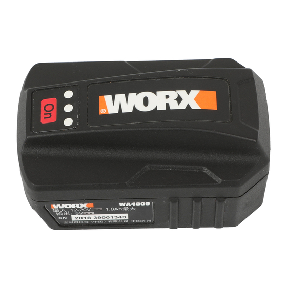 Worx WA4009 Bedienungsanleitung