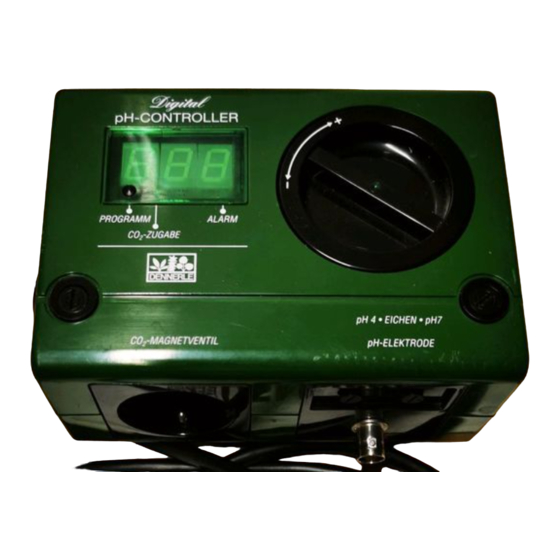 DENNERLE PHCONTROLLER 588 DIGITAL BEDIENUNGSANLEITUNG Pdf