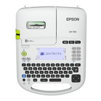 Epson LabelWorks LW-700 Bedienungsanleitung