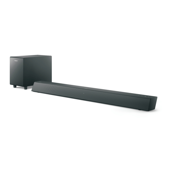 Soundbar Mit Dem Subwoofer Verbinden; Verbinden Sie Die Soundbar Und