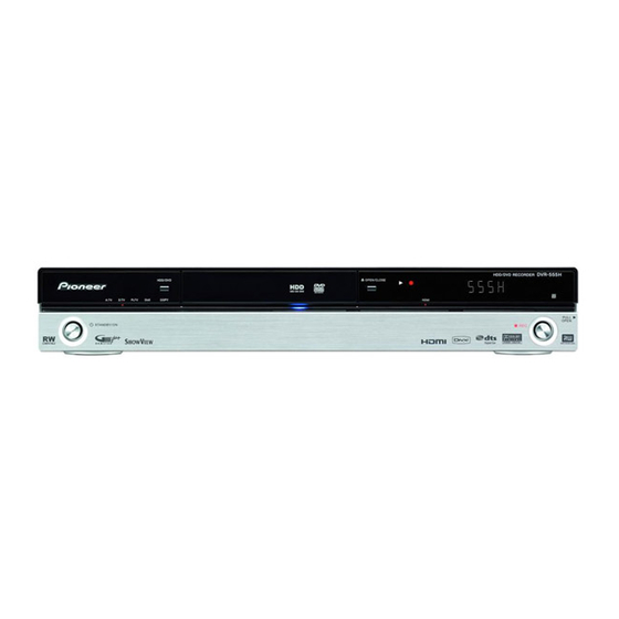 PIONEER DVR-555H DVD/HDDレコーダー 250G (premium vintage 