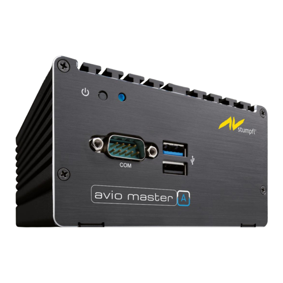 AV Stumpfl AVIO MASTER Handbuch