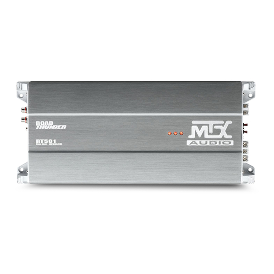 MTX Audio RT501 Bedienungsanleitung