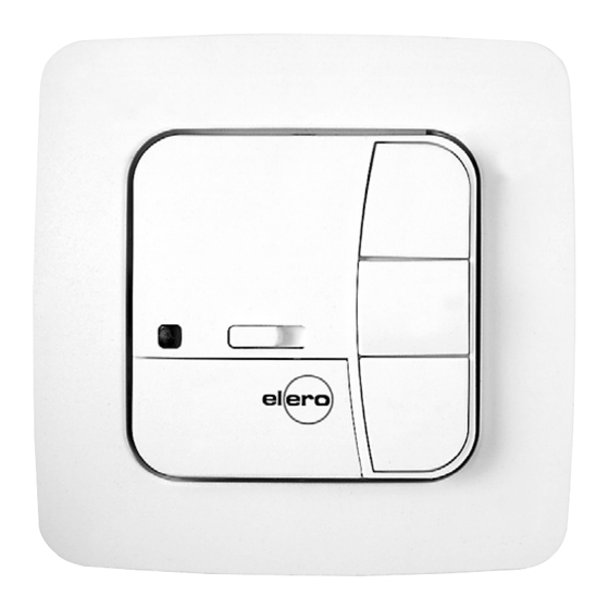 elero MonoTec Original Bedienungsanleitung
