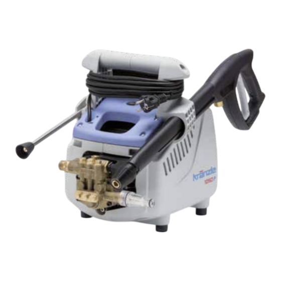 Kranzle K 1050 P Betriebsanleitung