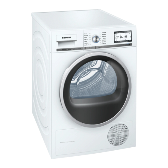 Siemens iQ800 WT48Y7W1 Gebrauchsanleitung