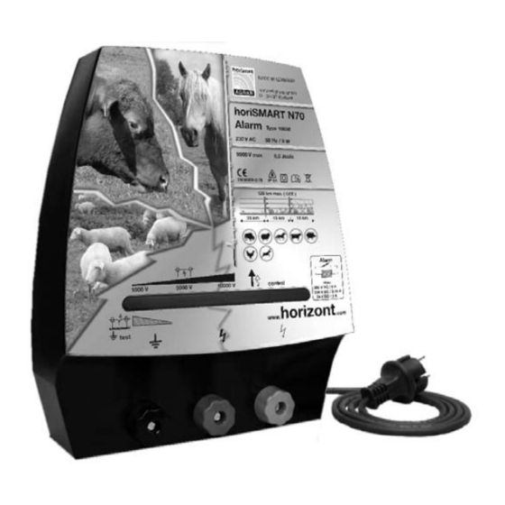 Horizont horiSMART N70 ALARM Betriebsanweisung