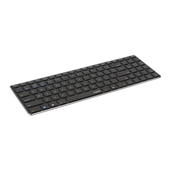 Rapoo E9100M Schnellstartanleitung