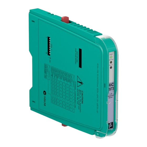 Pepperl+Fuchs HiC2873Y1 Bedienungsanleitung