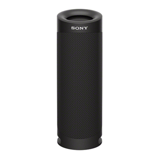 Sony SRS-XB23 Handbücher